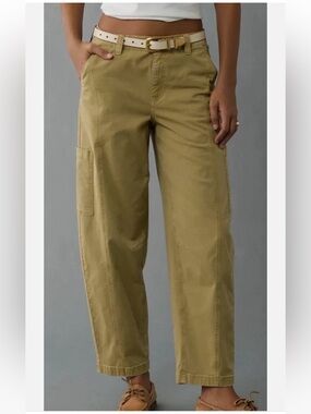American Eagle Outfitters Olive Khaki Stretch Pants